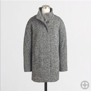 J. Crew Factory Tweed City Coat 00